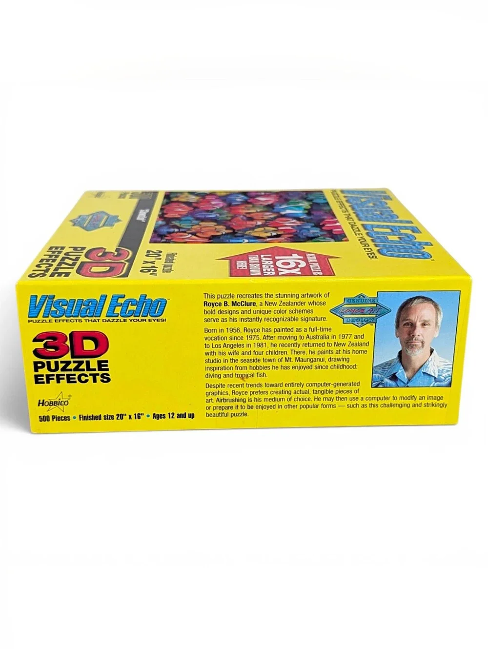 Visual Echo 3D Clownfish Jigsaw Puzzle 500 Piece Hobbico Royce Art 20